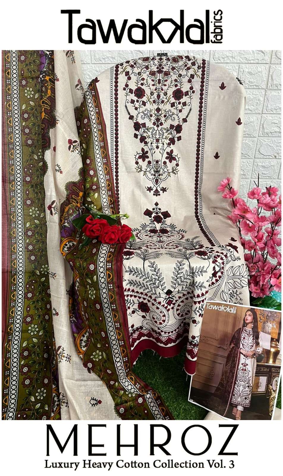 Tawakkal Mehroz vol.3 by Tawakkal Cotton Collection